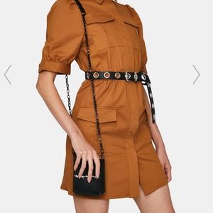 Dolls Kill Utility Sandstone Dress - SM